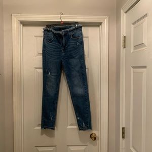 Risen size 29/9 lightly distressed skinny jeans